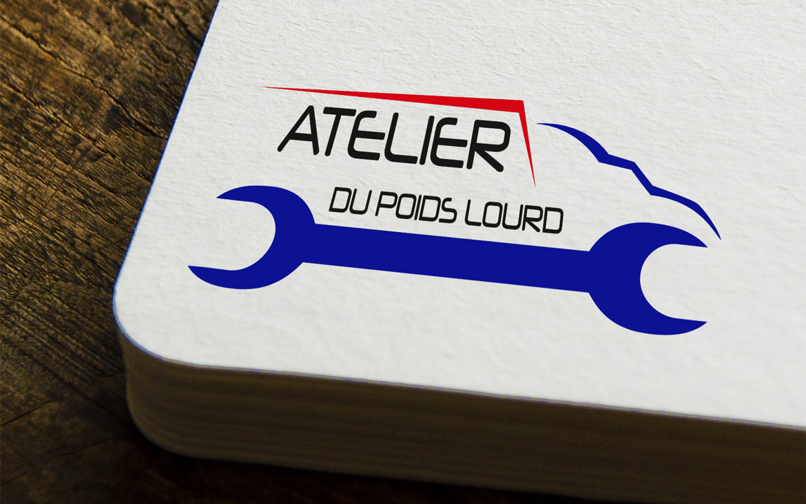 Logo Pour L’Atelier Du Poids Lourd